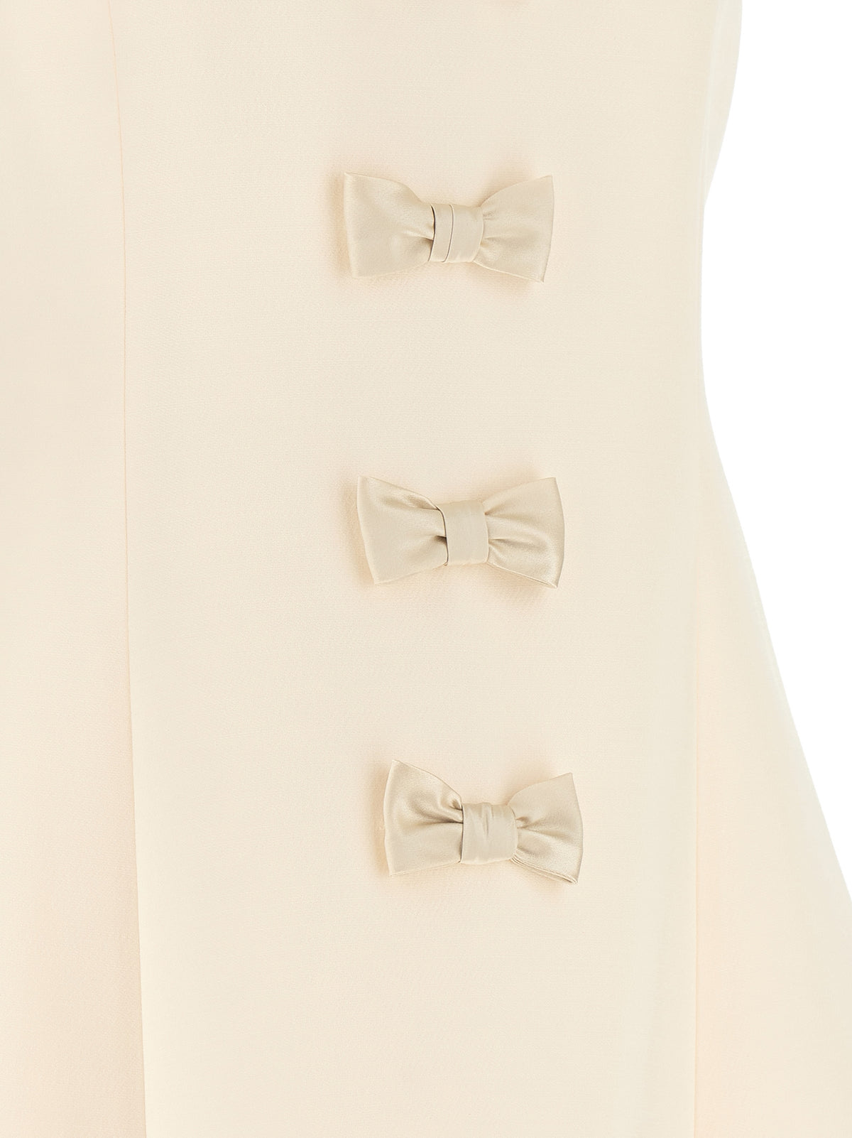 Valentino Garavani White Virgin Wool Short Dress
