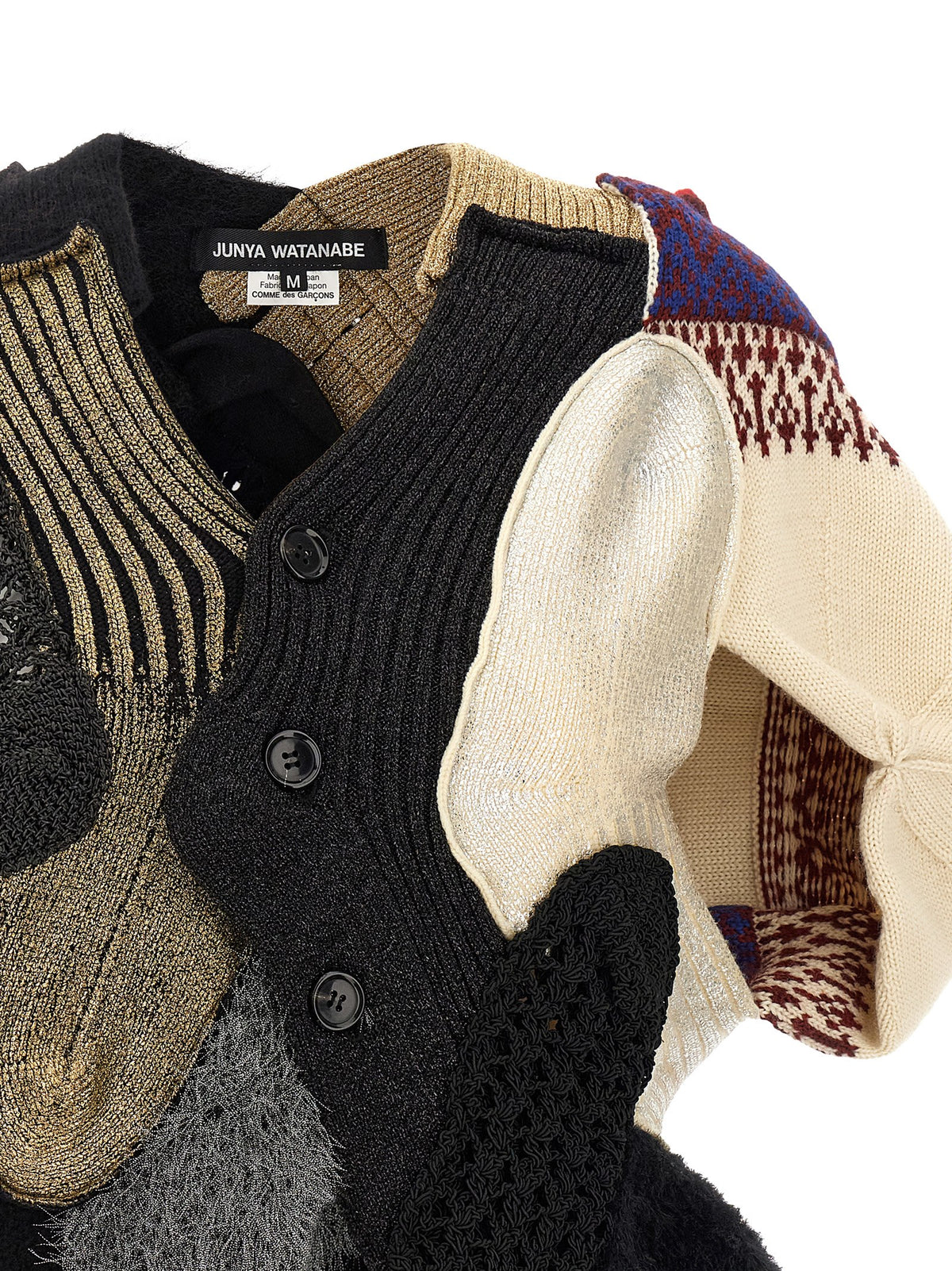 Junya Watanabe Multicolor Wool Cardigan