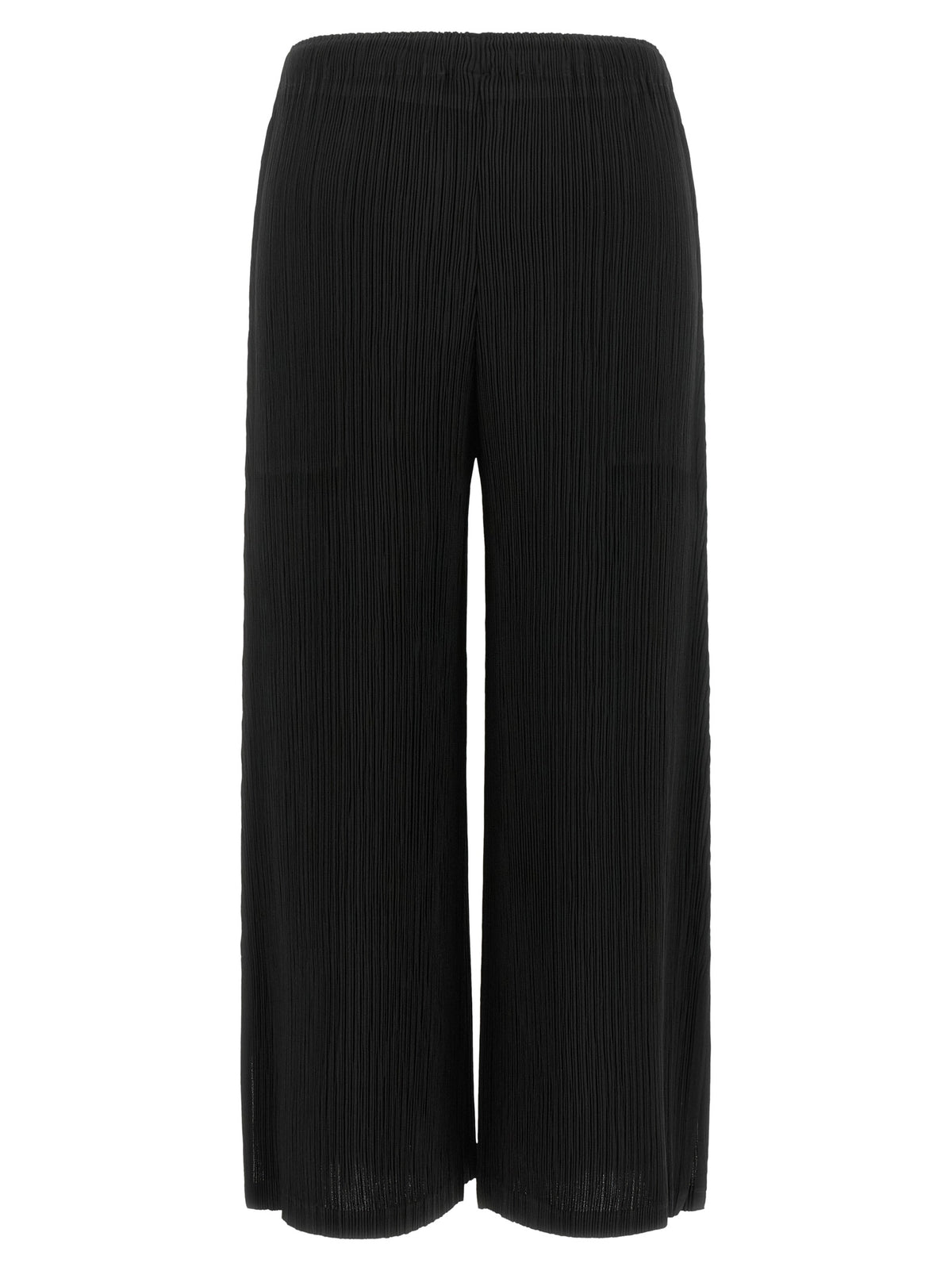 Issey Miyake Black Polyester Casual Pants