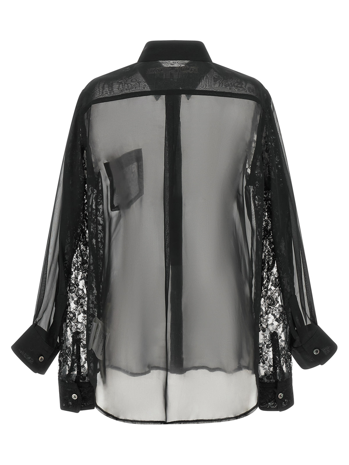 Comme Des Garçons Black Polyester Blouse