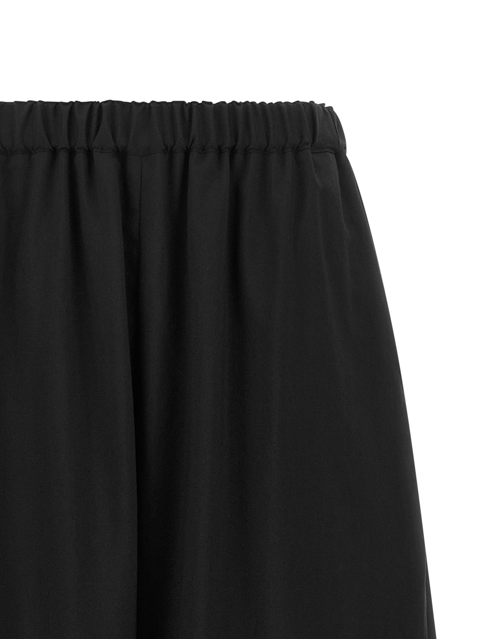 Comme Des Garçons Black Wool Cropped Pants