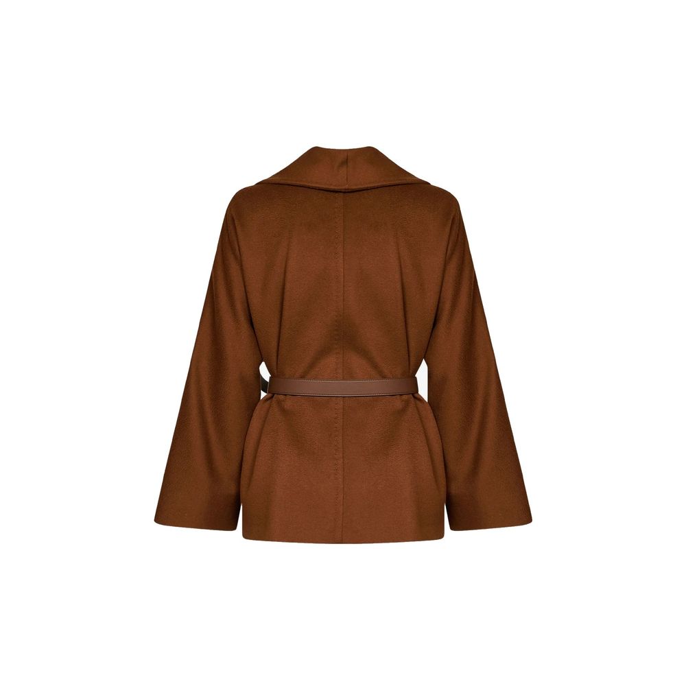 Max Mara Brown Virgin Wool Jacket