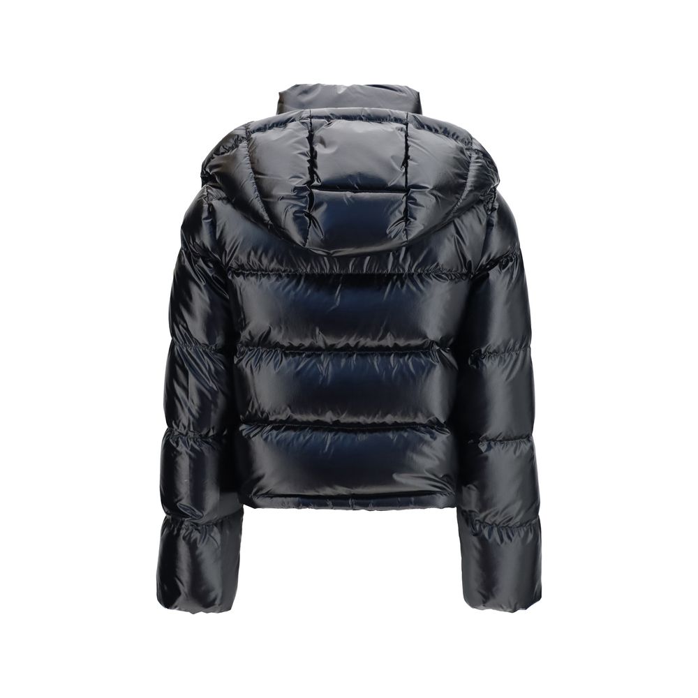 Moncler Black Nylon Full-Length Jacket