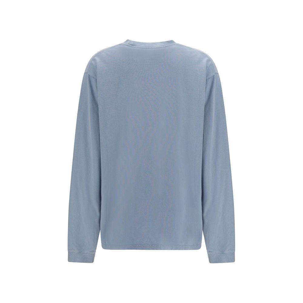 Alexander Wang Blue Cotton Long Sleeve T-Shirt