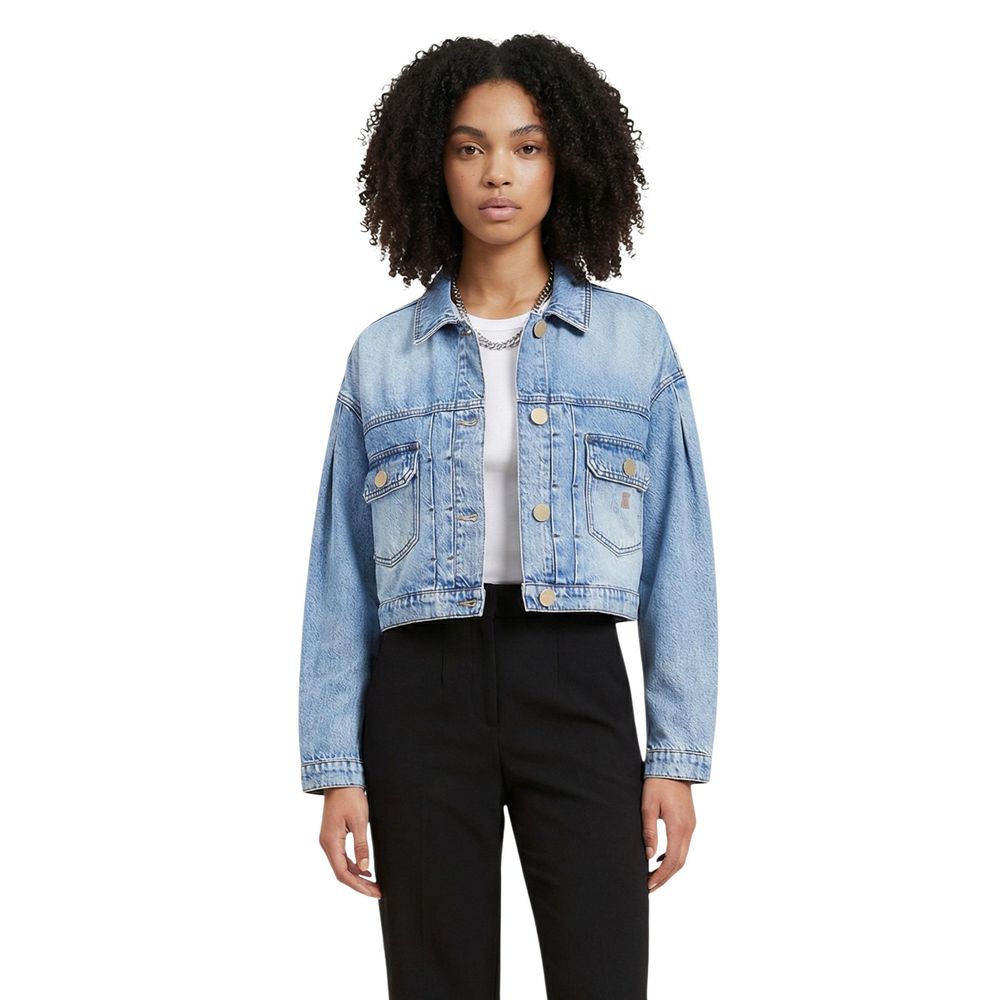 Armani Exchange Blue Kapok Denim Jacket