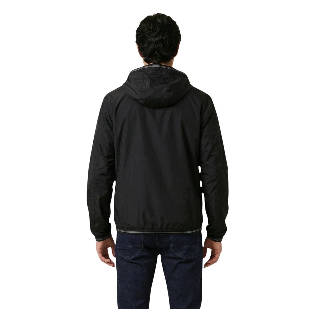 Blauer Black Polyamide Shell Jacket