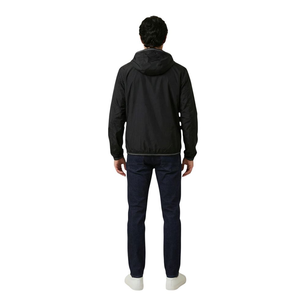 Blauer Black Polyamide Shell Jacket