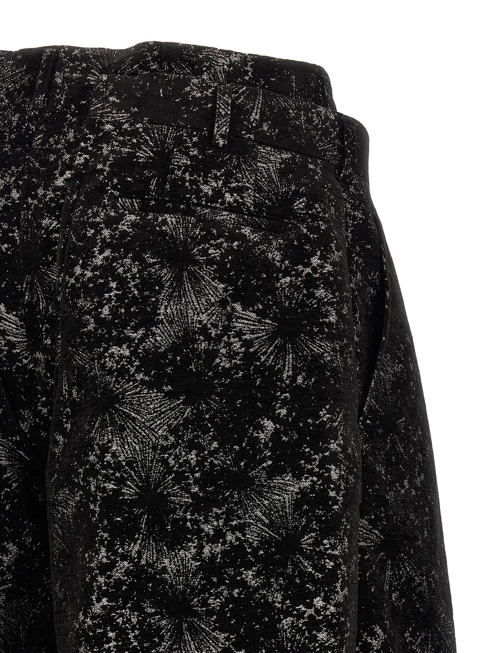 Comme Des Garçons Black Polyester Bermuda Shorts
