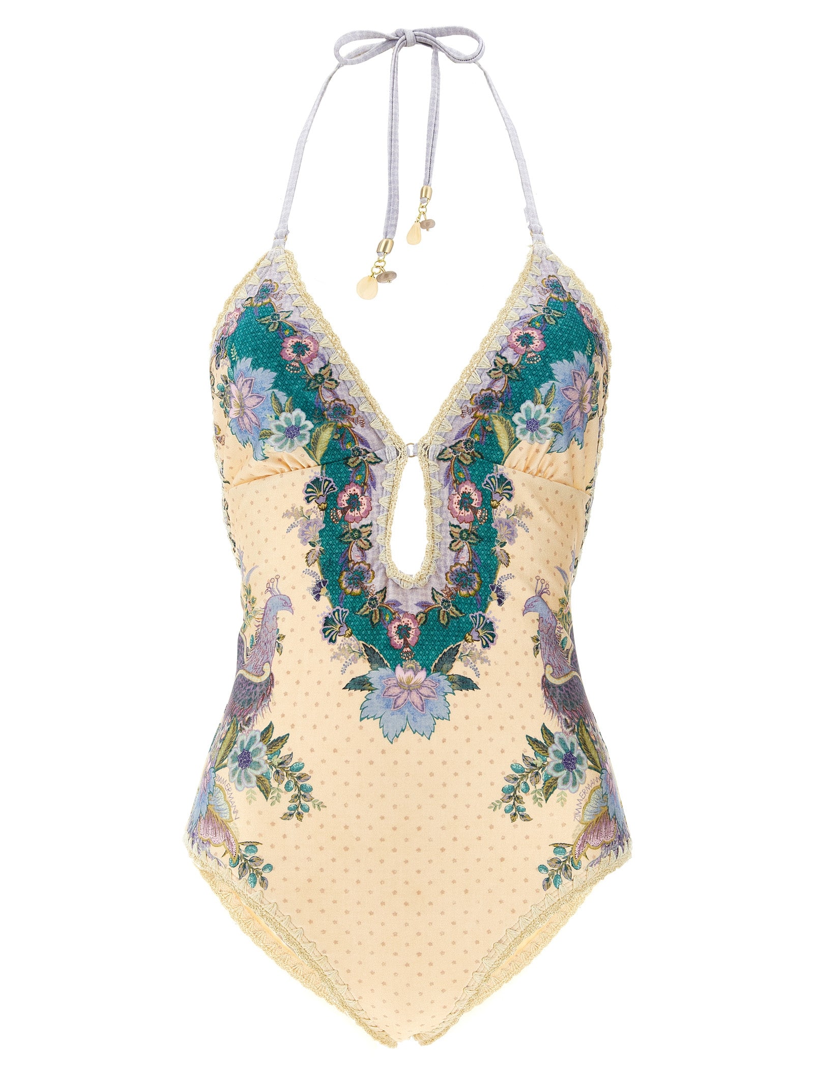 Zimmermann Multicolor Polyamide One-Piece Swimsuit