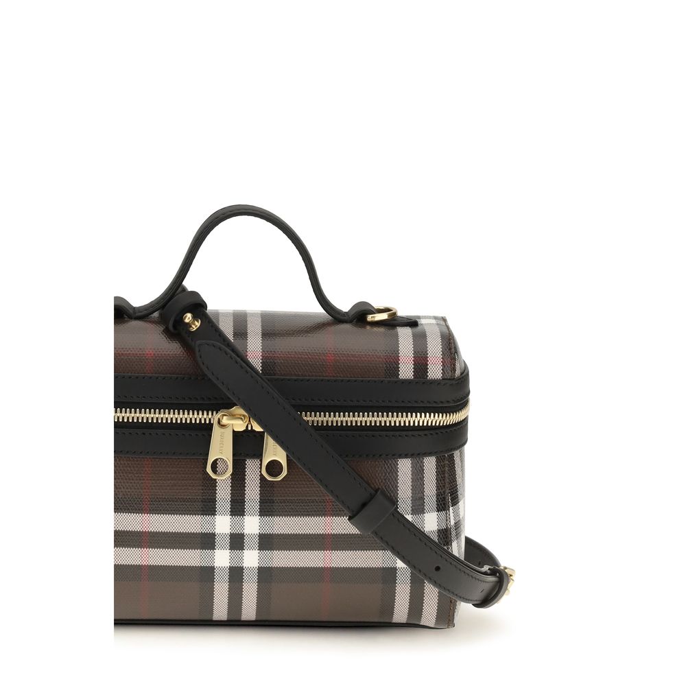 Burberry Brown Cotton Handbag