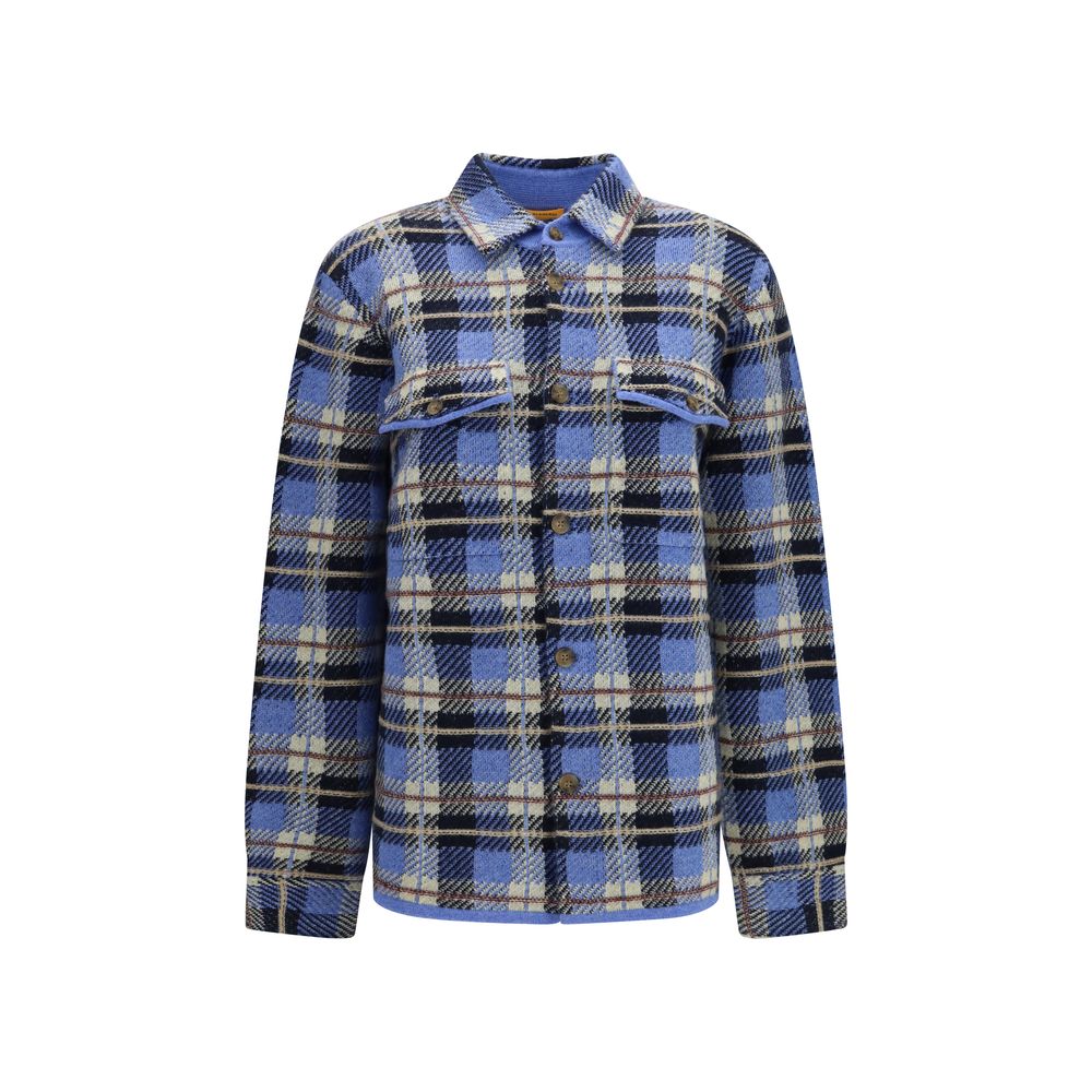 Guest in Residence Blue Cashmere Dress Shirt