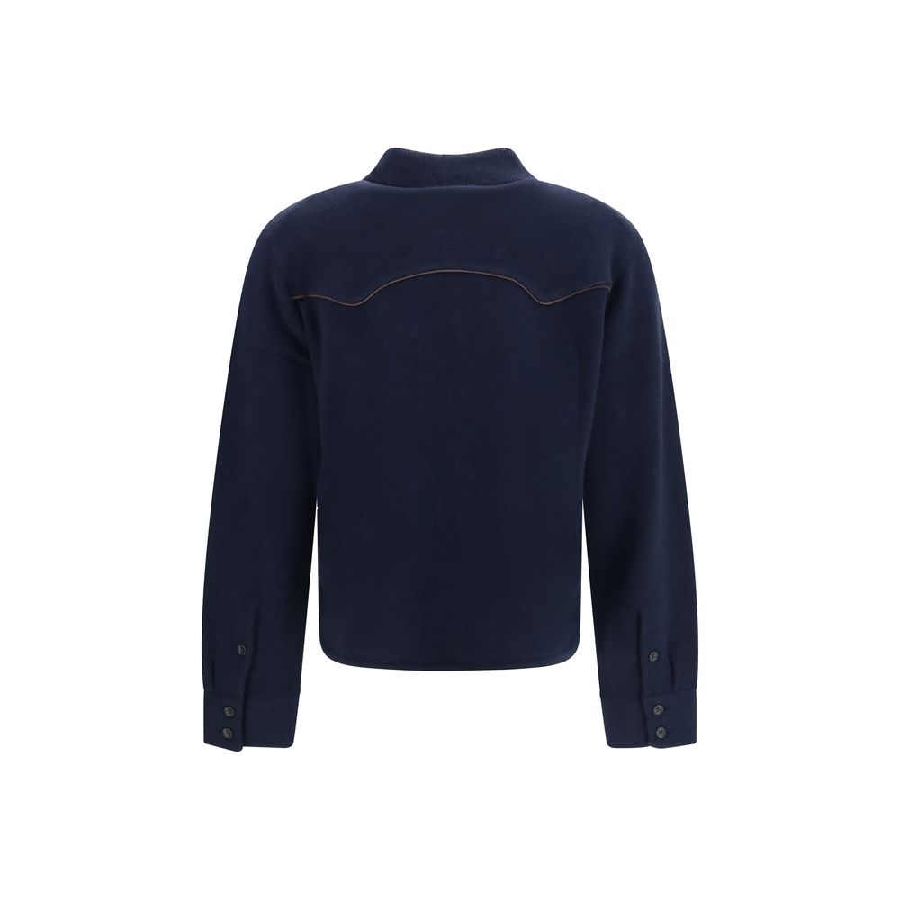 Guest in Residence Blue Cashmere Shirt