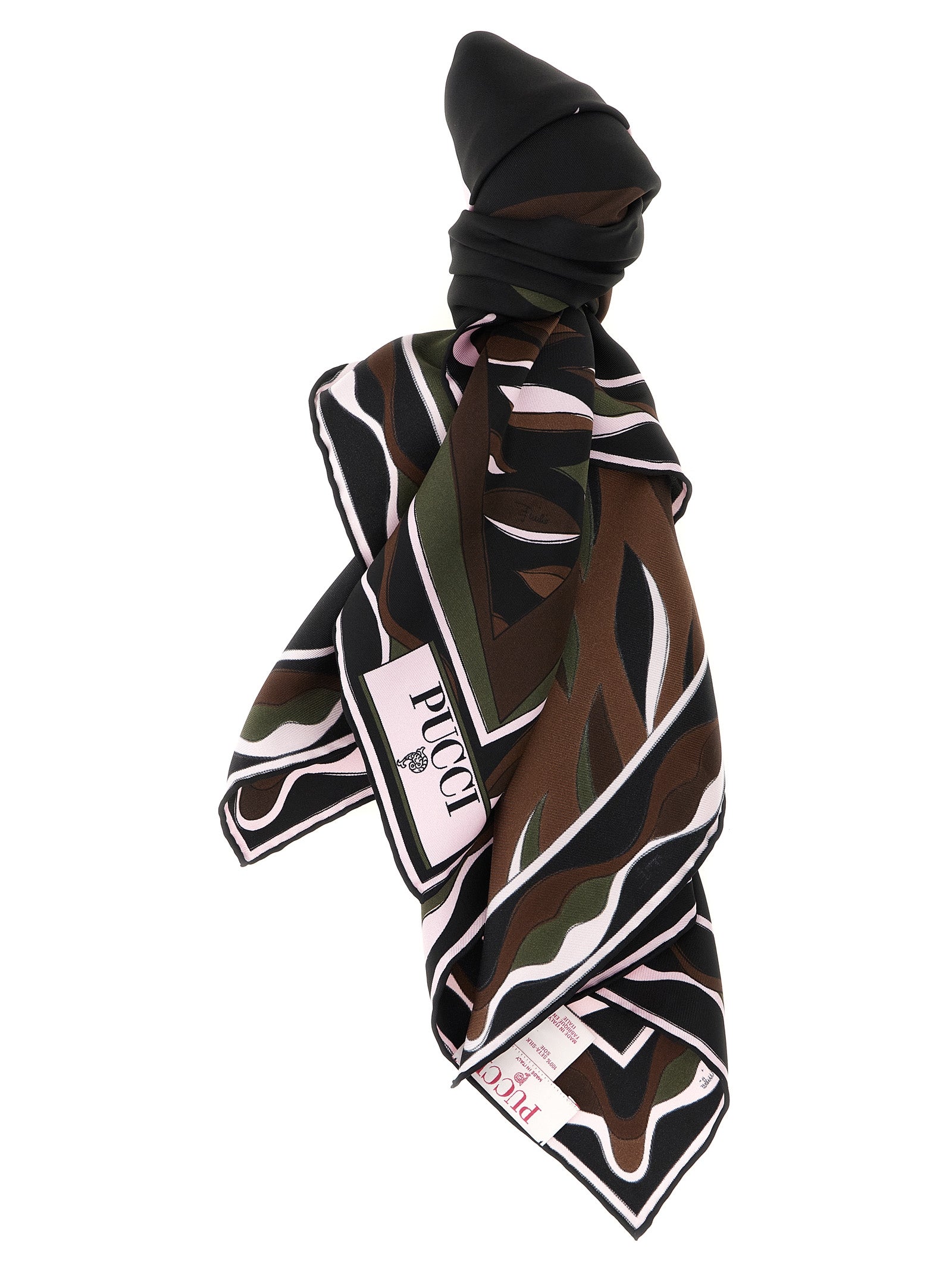 Emilio Pucci Multicolor Silk Scarf