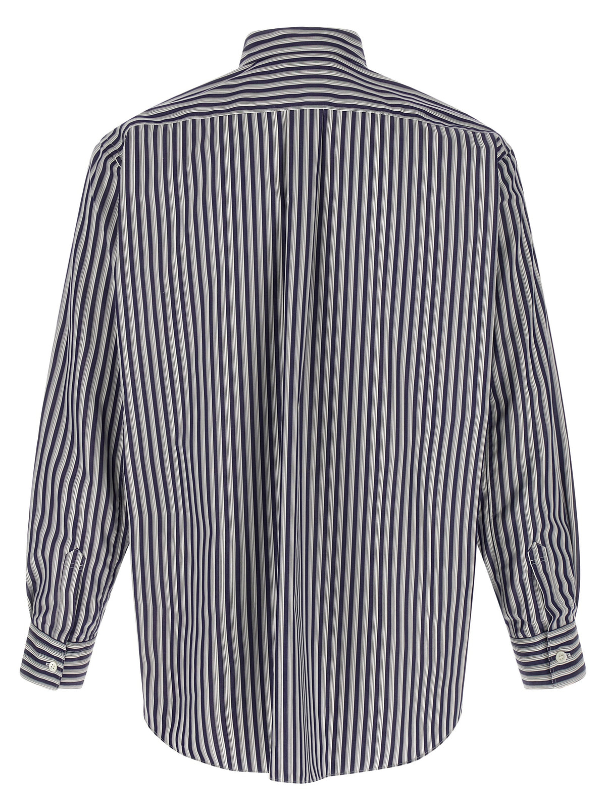 Comme Des Garçons Blue Cotton Blouse