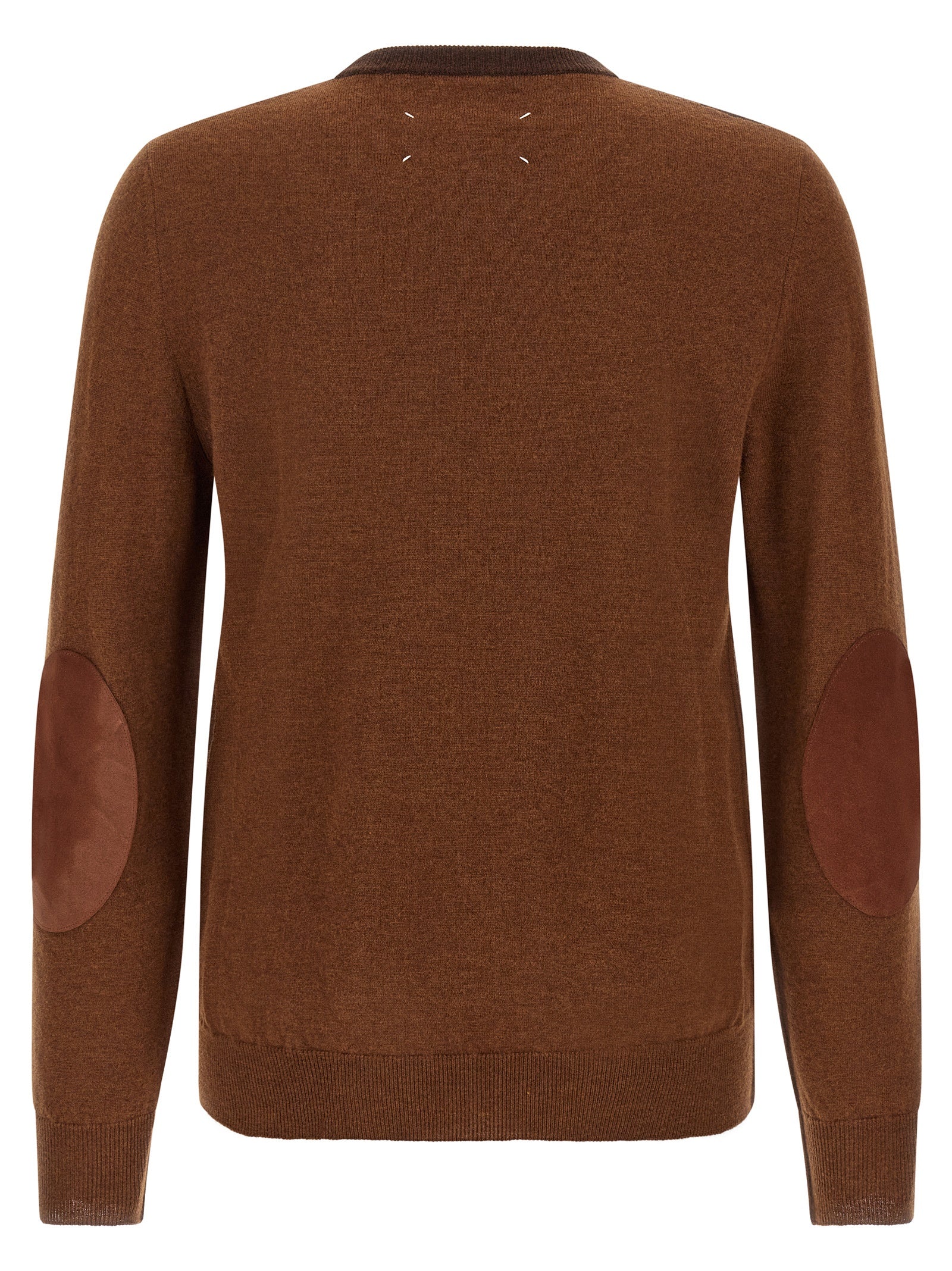 Maison Margiela Brown Wool Cardigan