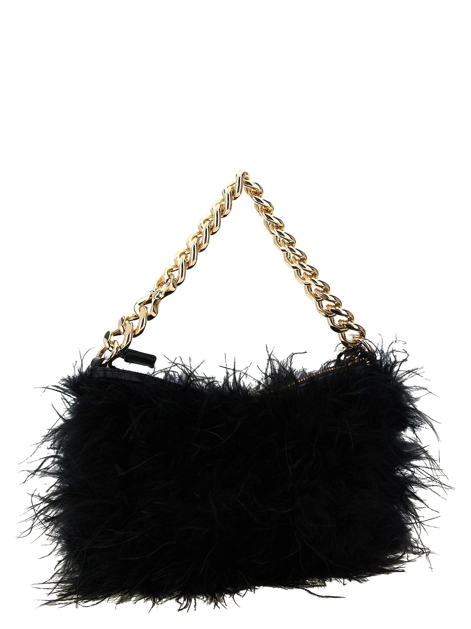 Twinset Black Polyester Clutch Bag