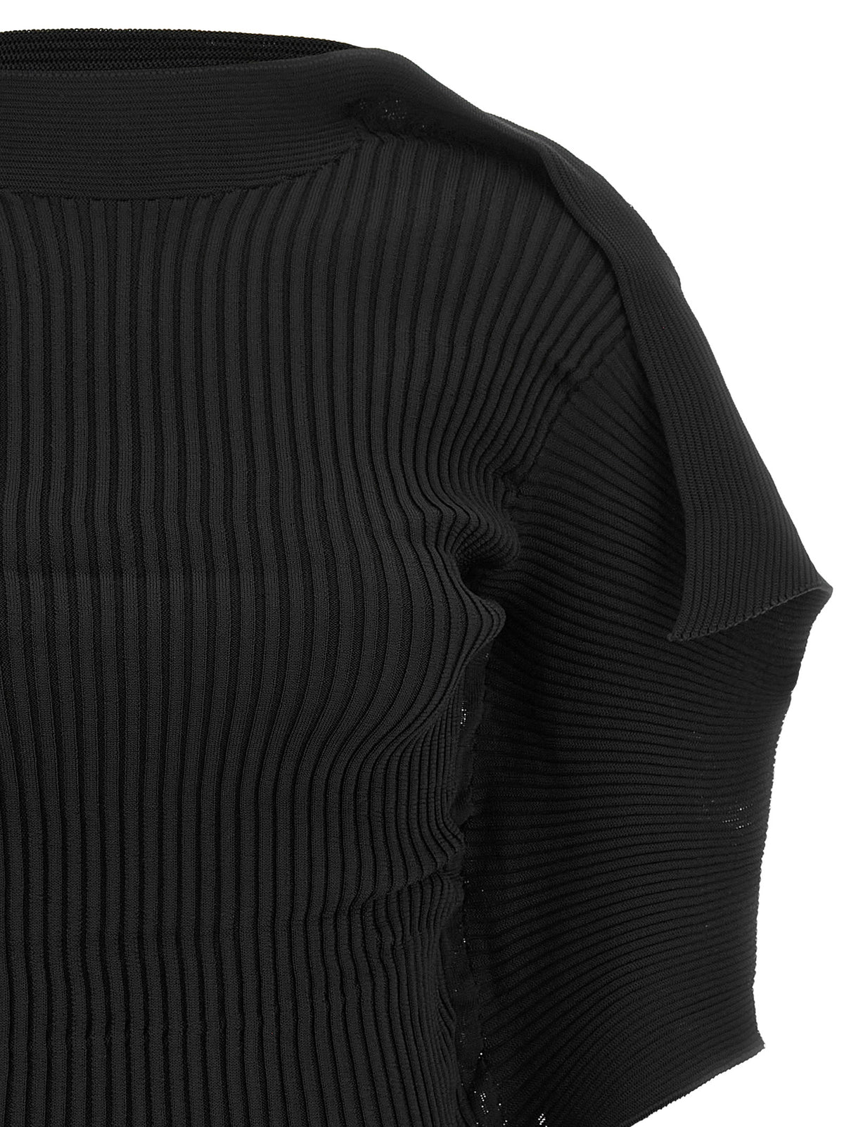 Issey Miyake Black Polyester T-Shirt