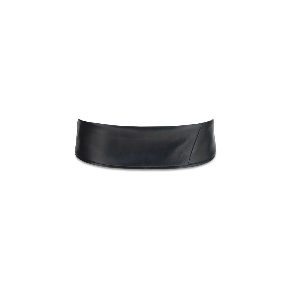 Jacquemus Black Calf Leather Bos Taurus High-Waist Belt
