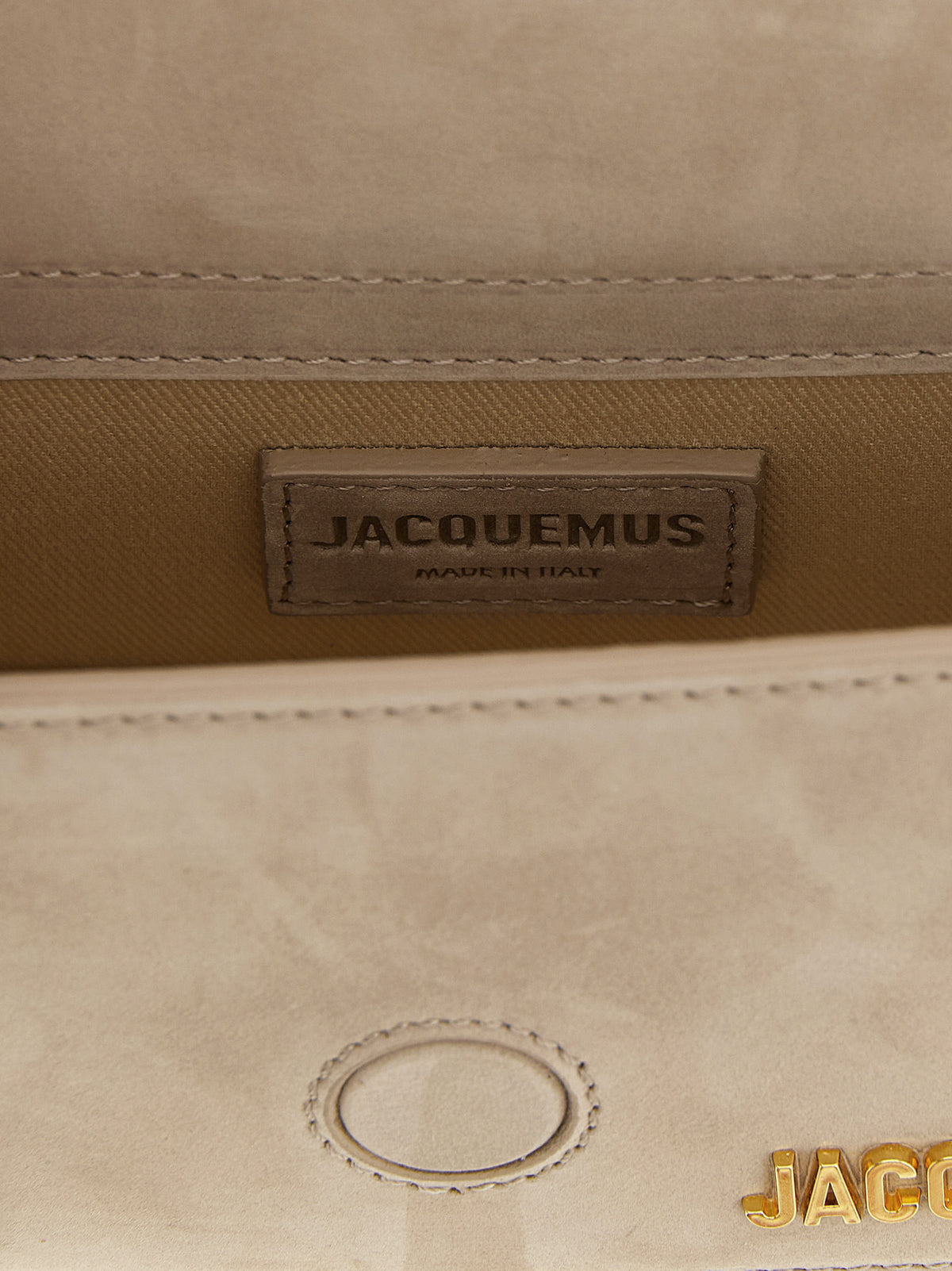 Jacquemus Beige Calfskin Handbag