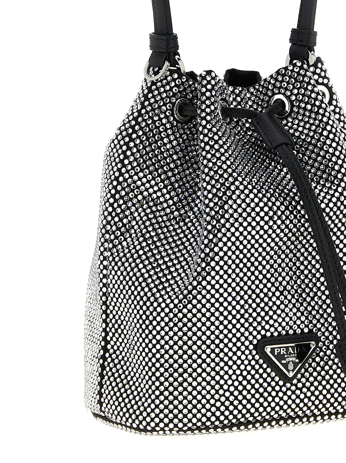 Prada Gray Viscose Handbag