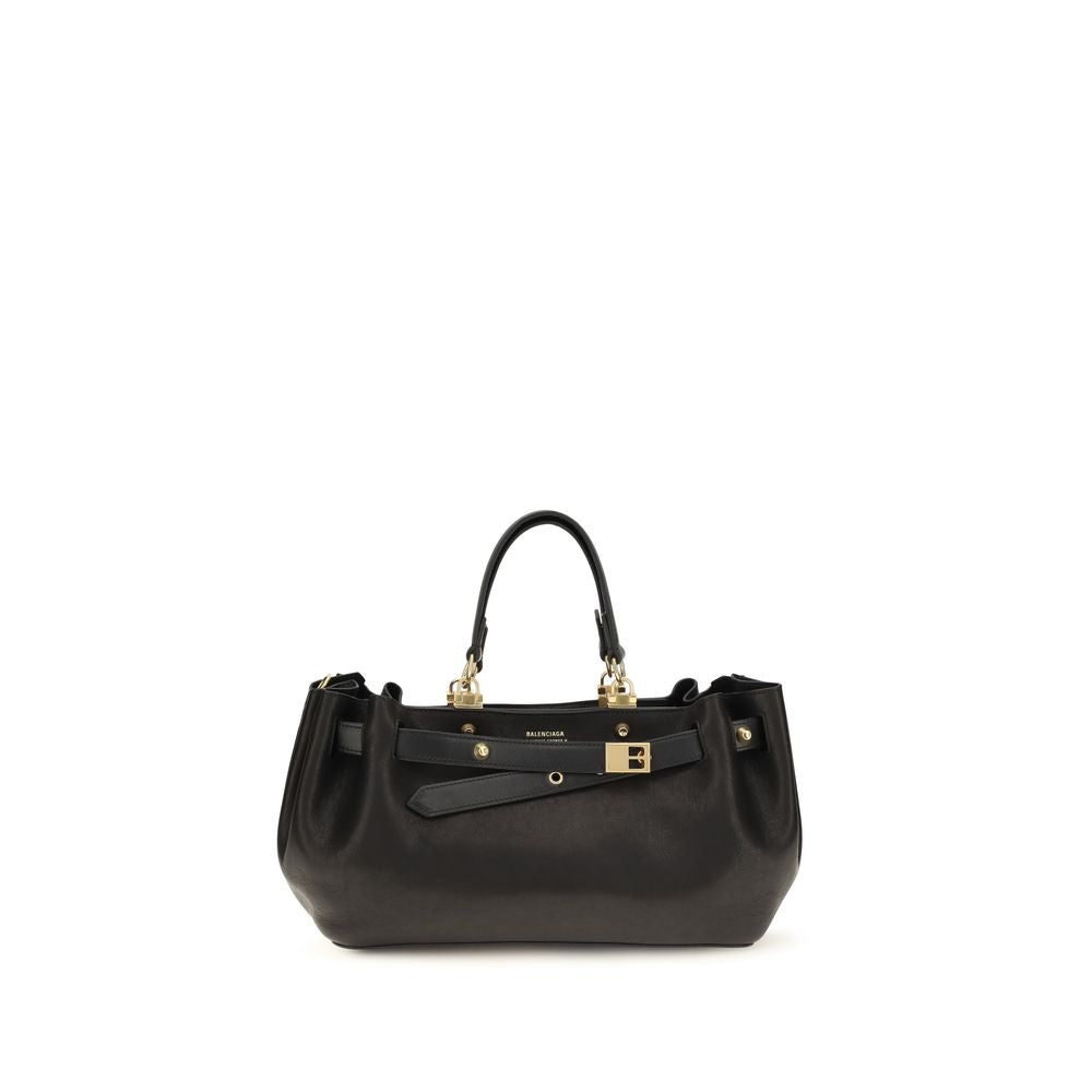 Balenciaga Black Lamb Ovis Aries Shoulder Bag