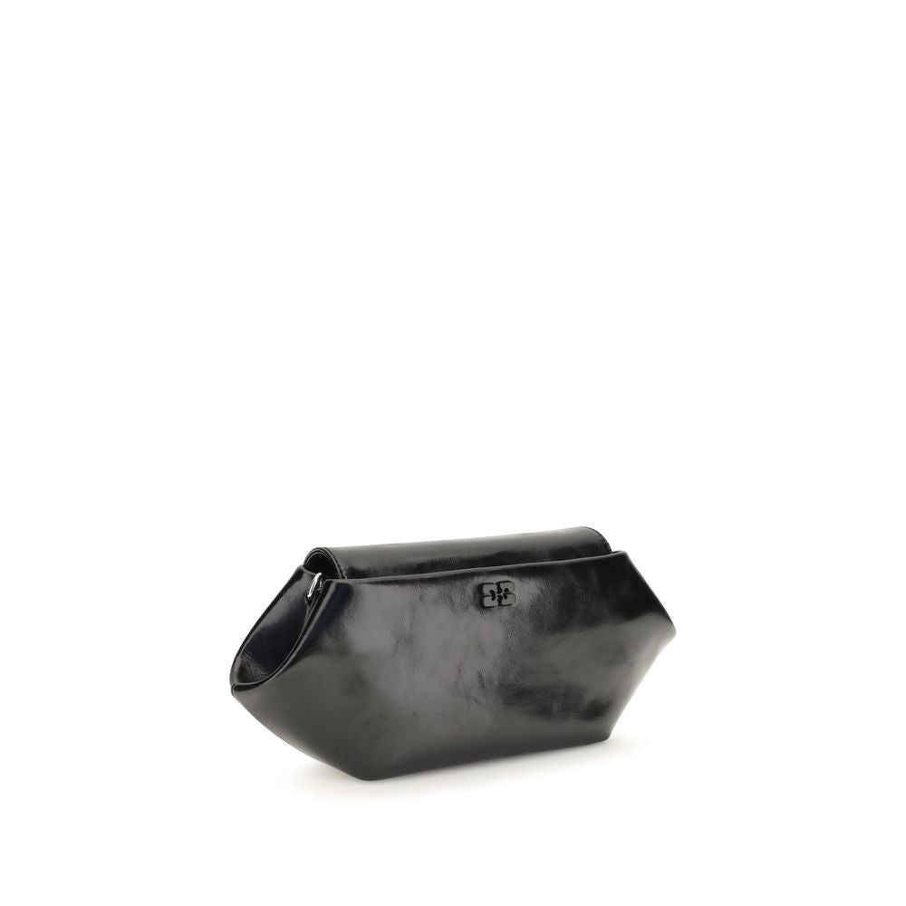 Ganni Black Polyethylene Shoulder Bag