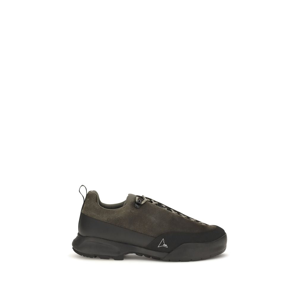 ROA Brown Calf Leather Bos Taurus Athletic Sneakers