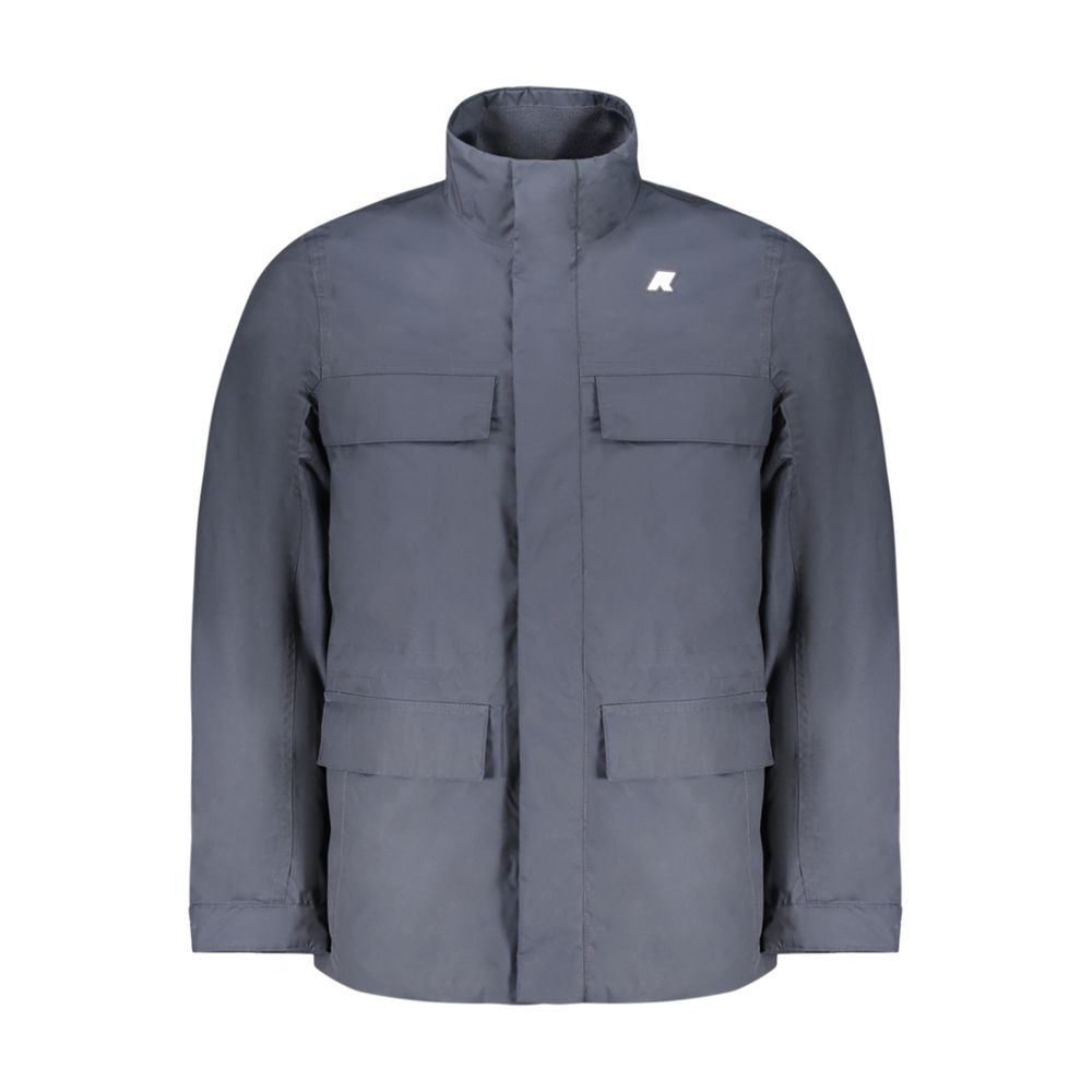 K-WAY Blue Polyester Men's Jacket