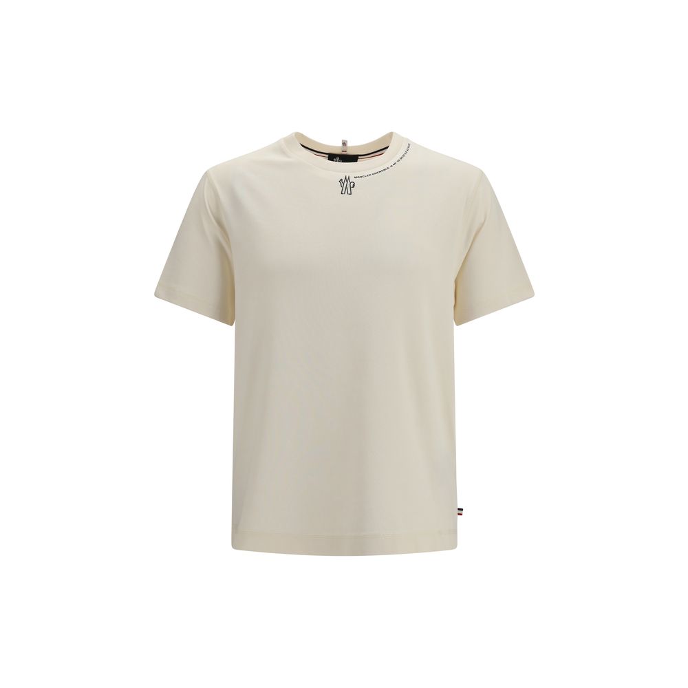 Moncler Grenoble Beige Cotton T-Shirt