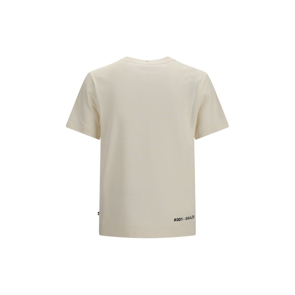 Moncler Grenoble Beige Cotton T-Shirt