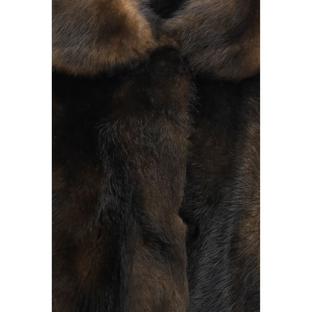 Brunello Cucinelli Brown Lambskin Full-Length Jacket