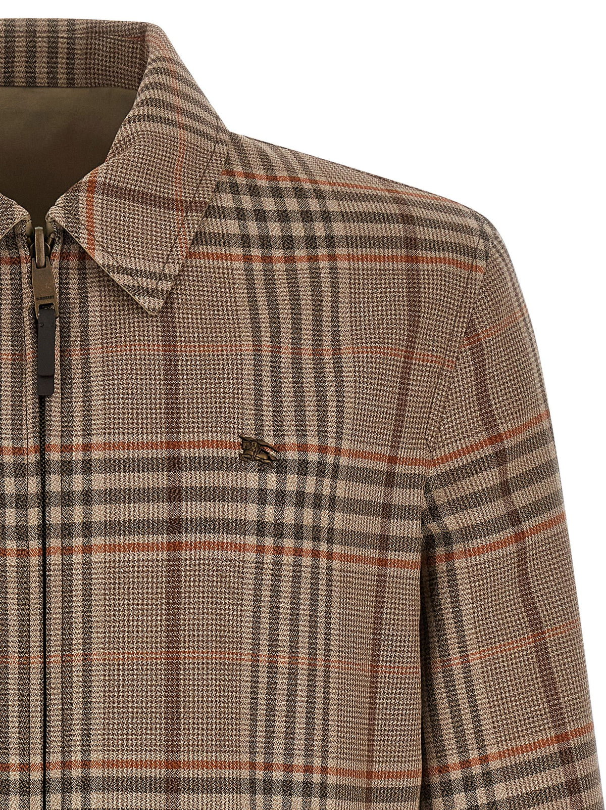 Burberry Beige Wool Shell Jacket