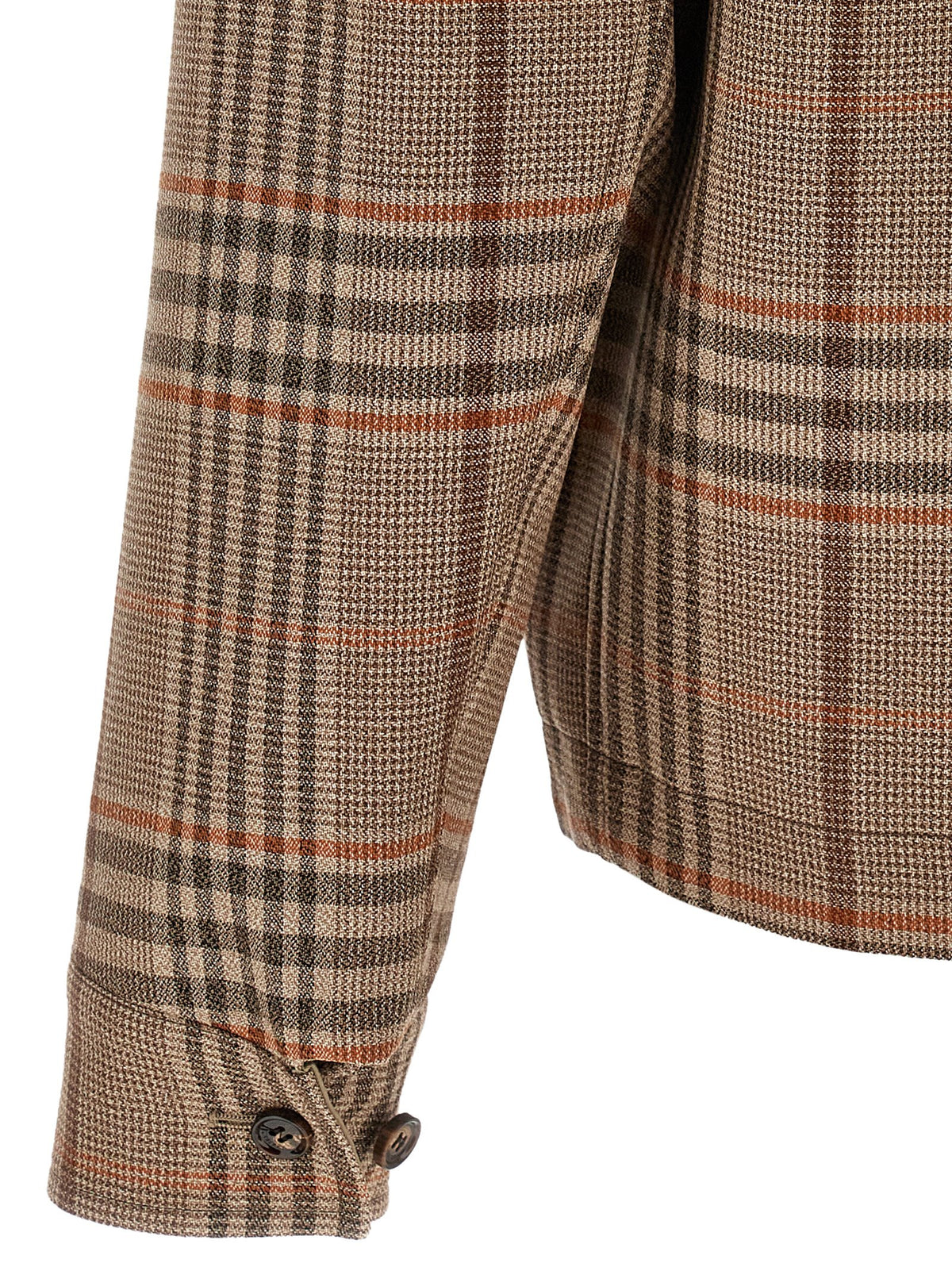 Burberry Beige Wool Shell Jacket