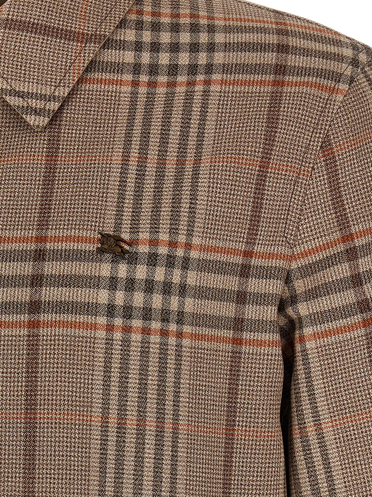Burberry Beige Wool Shell Jacket