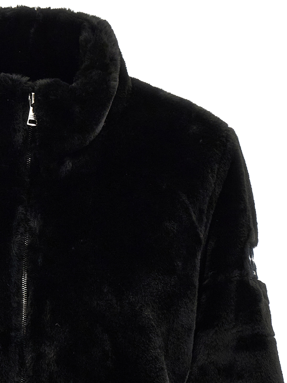 Tatras Black Polyester Full-Length Jacket
