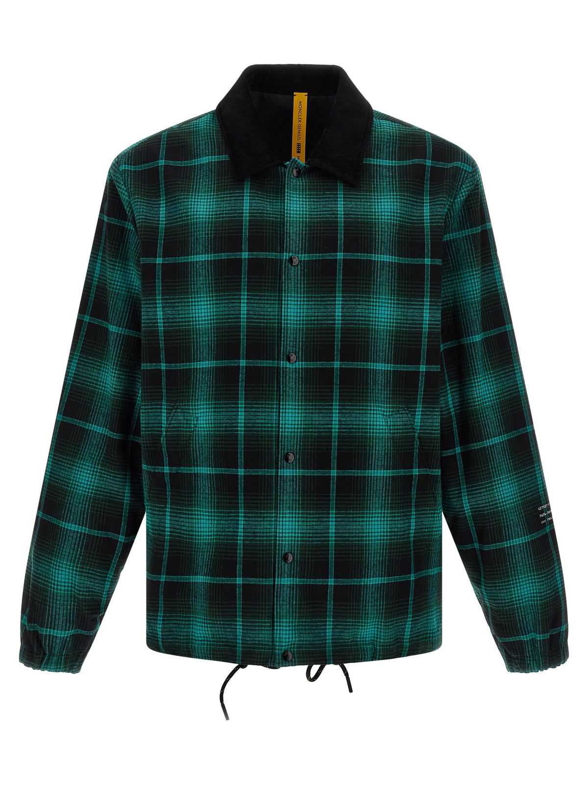 MONCLER GENIUS Bicolor Cotton Full-Length Jacket