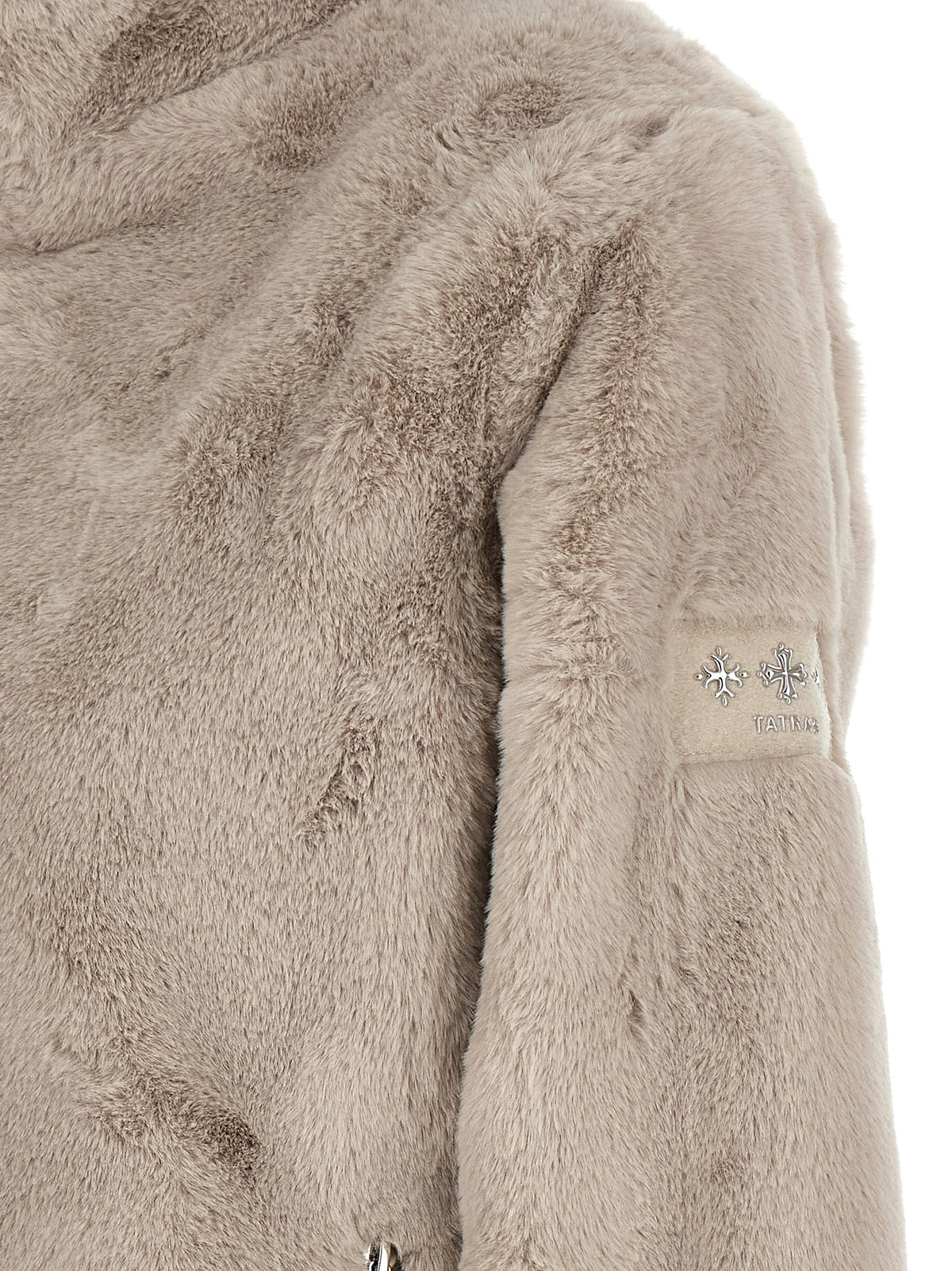 Tatras Beige Polyester Biker Jacket