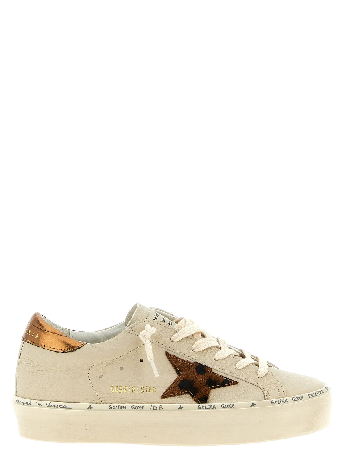 Golden Goose Multicolor Goatskin Platform Sneakers