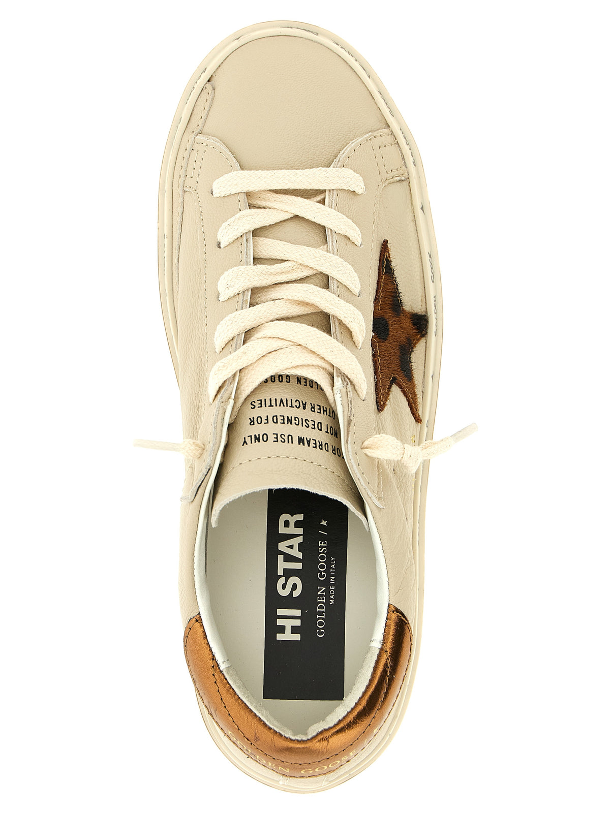 Golden Goose Multicolor Goatskin Platform Sneakers