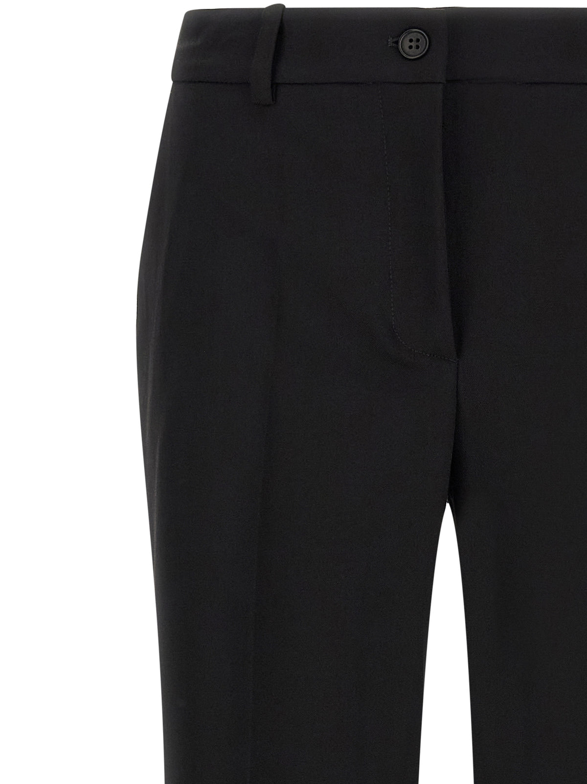 P.A.R.O.S.H. Black Virgin Wool Dress Pants