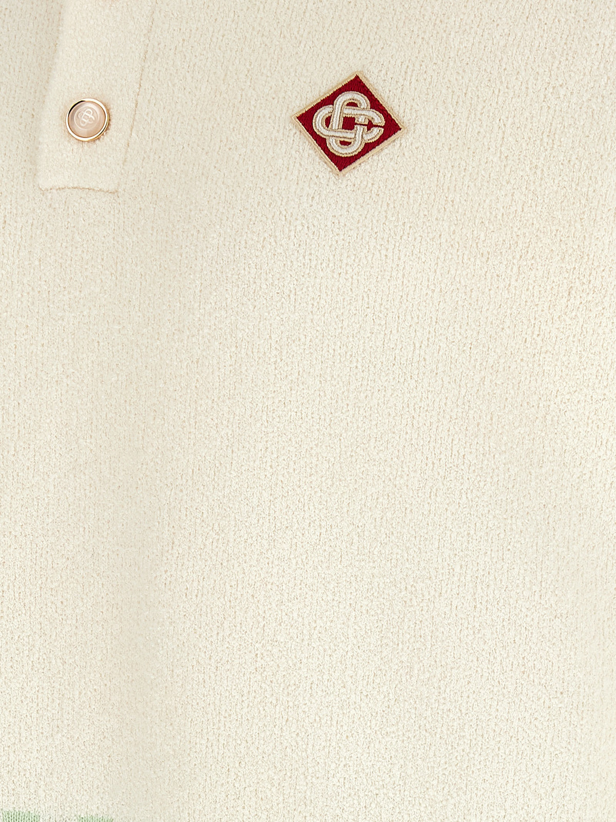 Casablanca Bicolor Cotton Polo Shirt