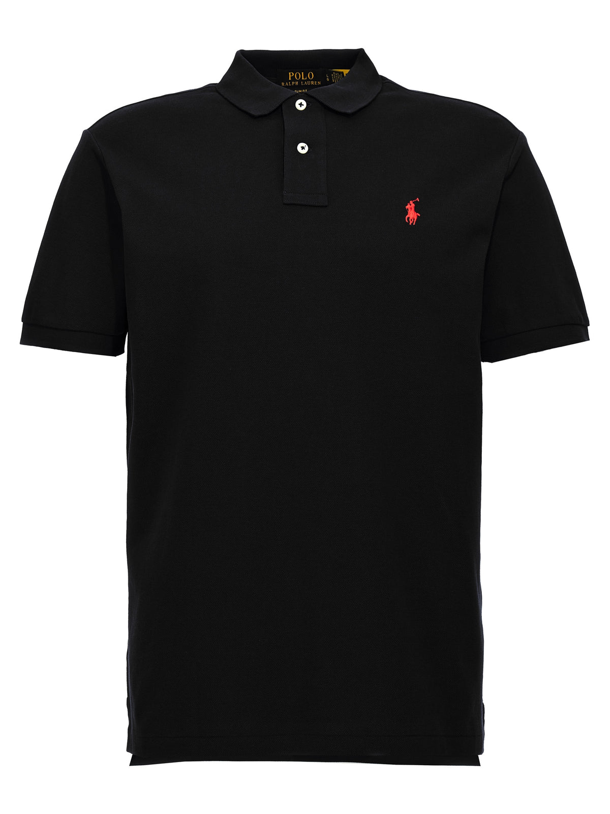 Polo Ralph Lauren Black Cotton Polo Shirt