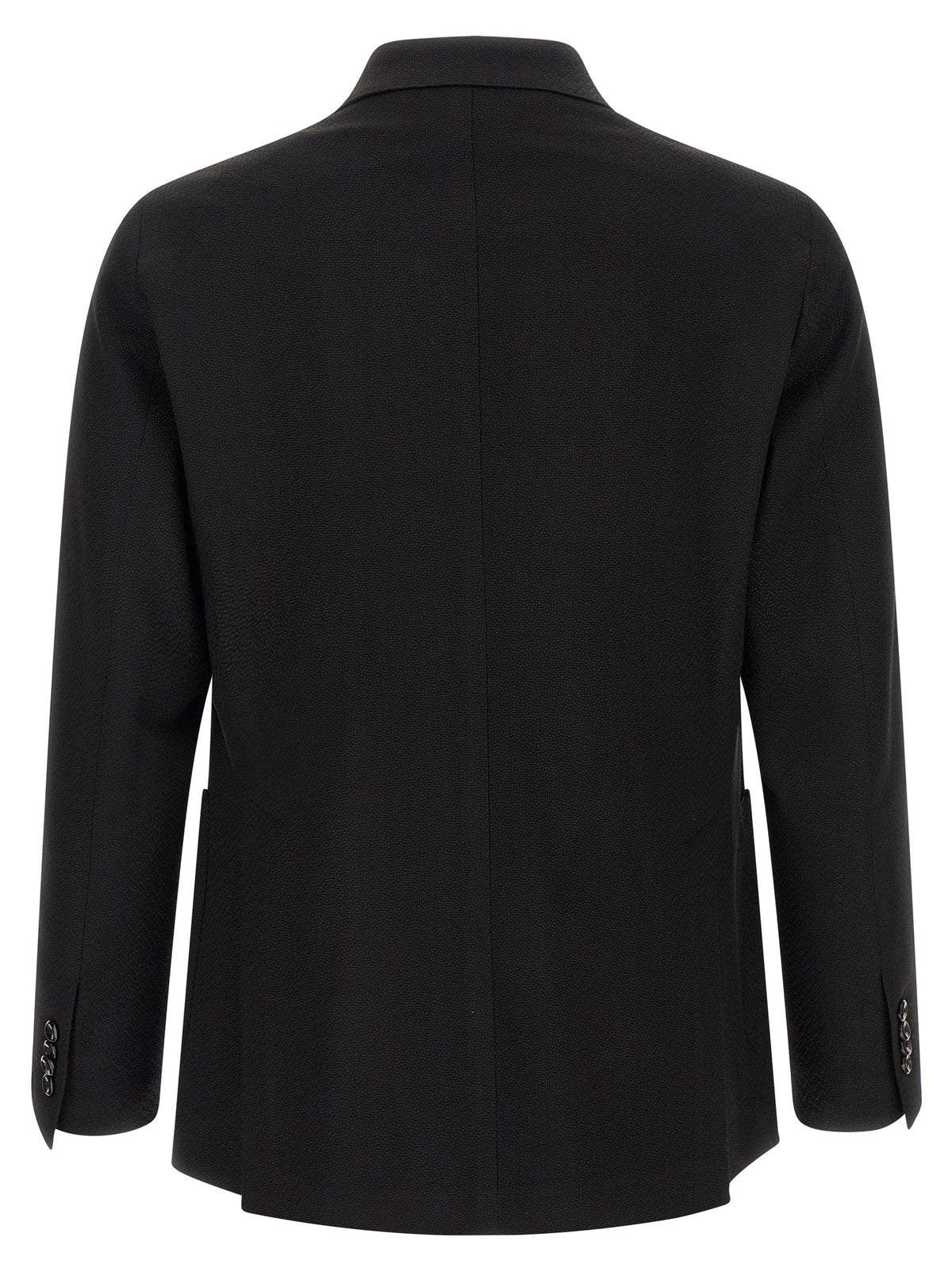 Tagliatore Black Virgin Wool Blazer