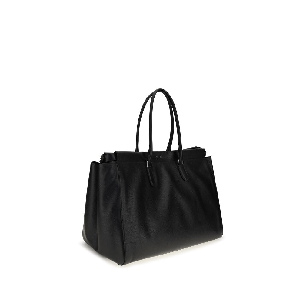 Fendi Black Calf Leather Bos Taurus Shoulder Bag