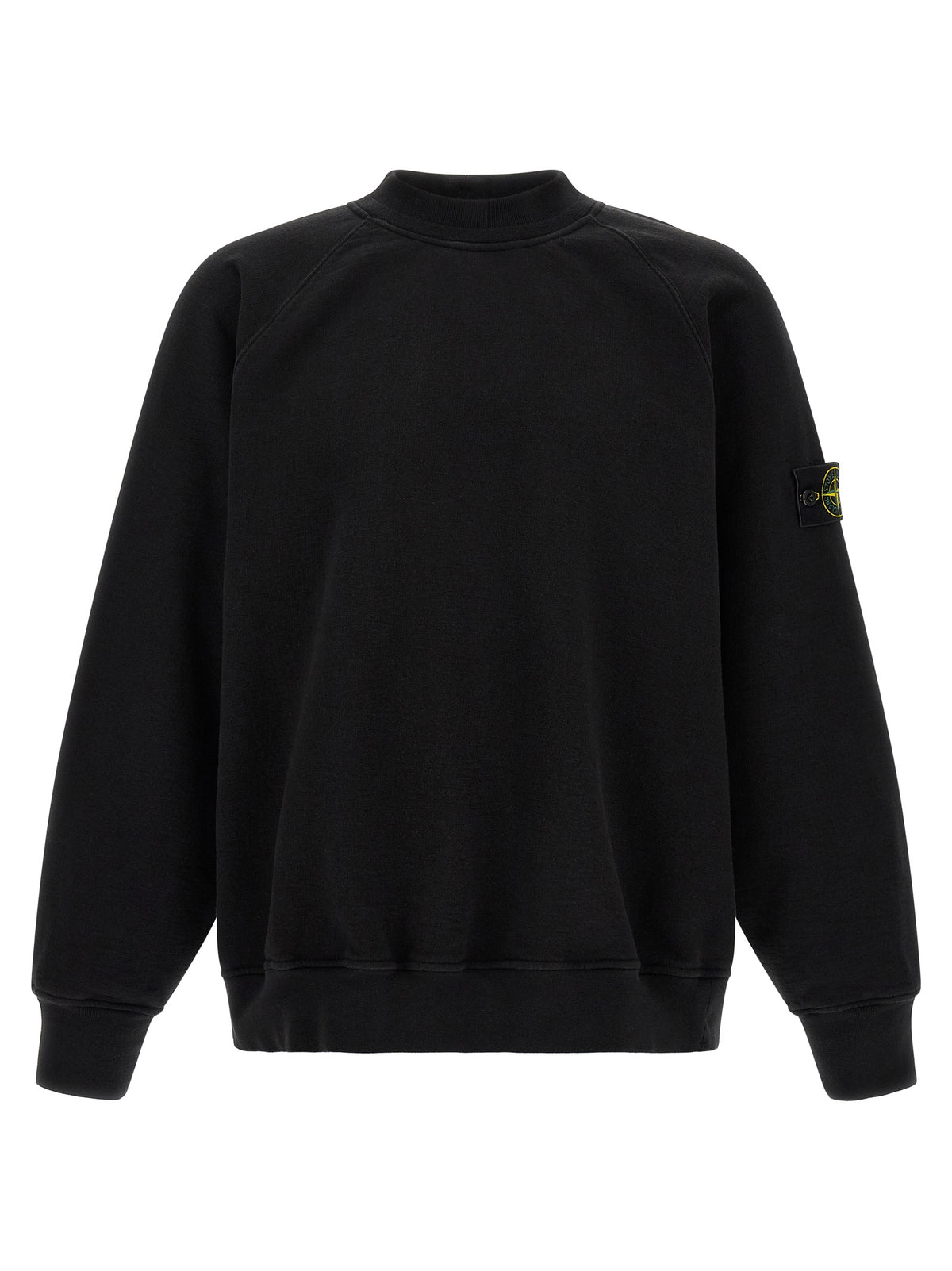 Stone Island Black Cotton Sweatshirt
