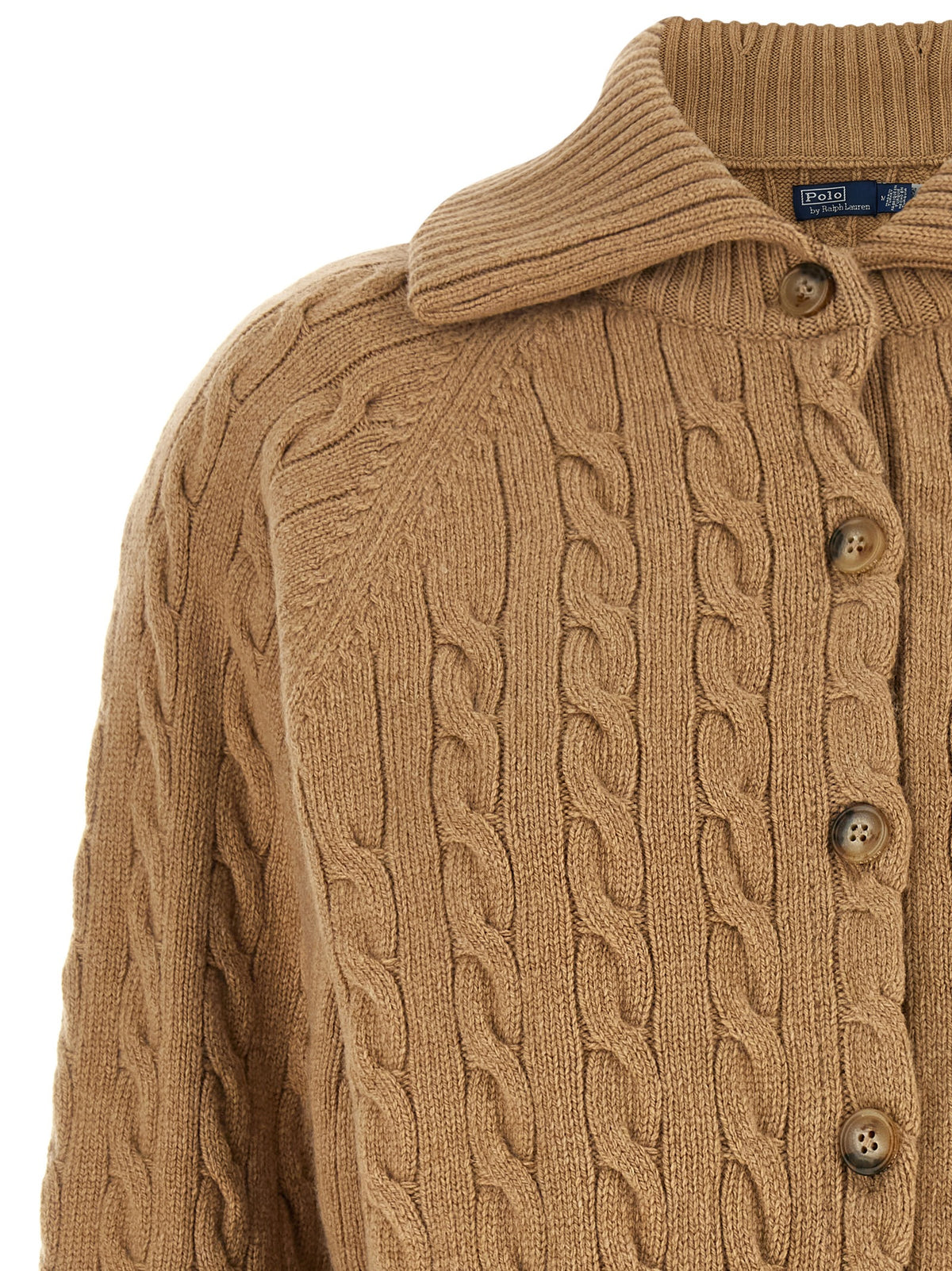 Polo Ralph Lauren Brown Wool Cardigan