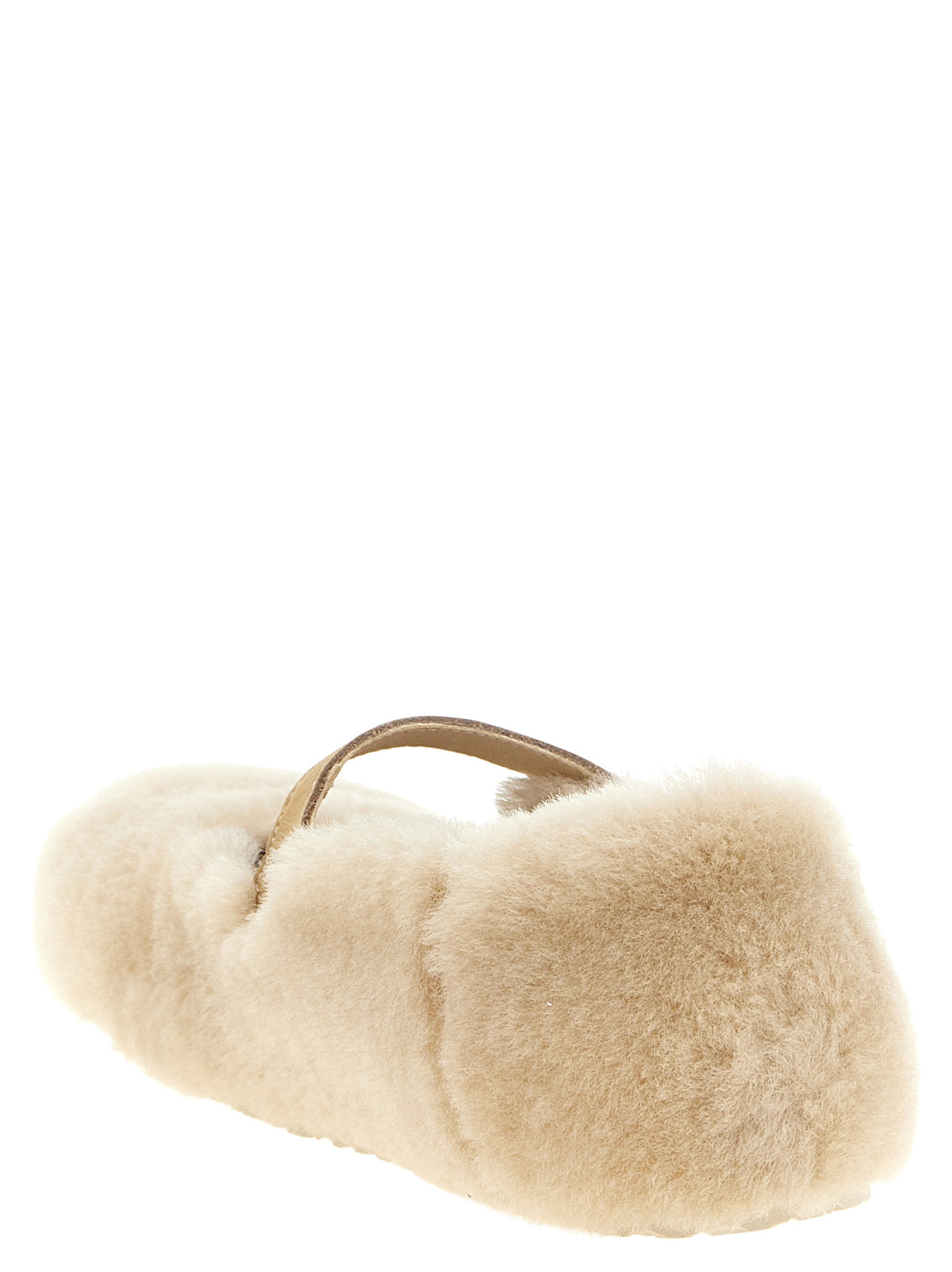 Birkenstock Beige Leather Ballet Flats