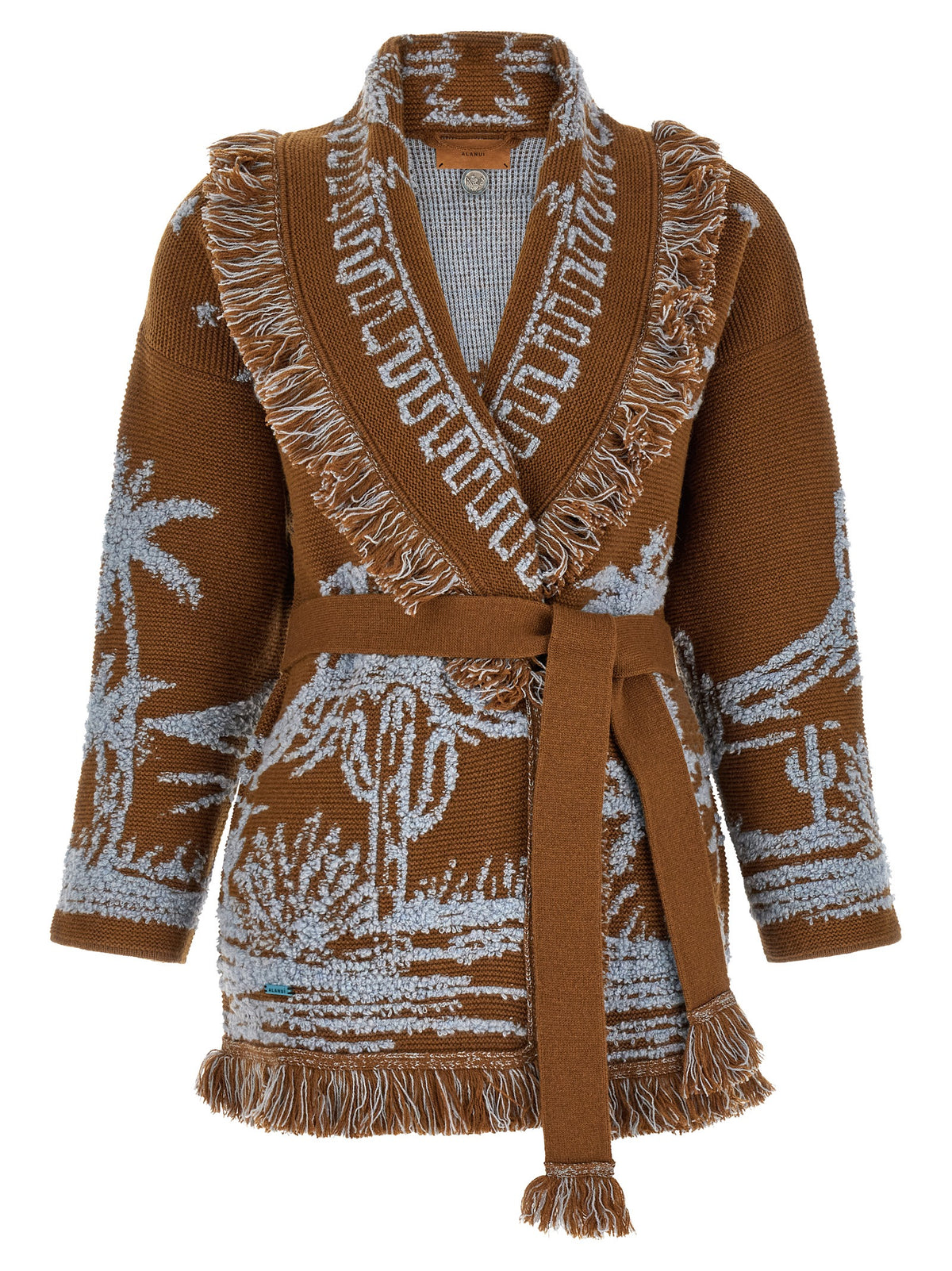 Alanui Brown Cashmere Cardigan
