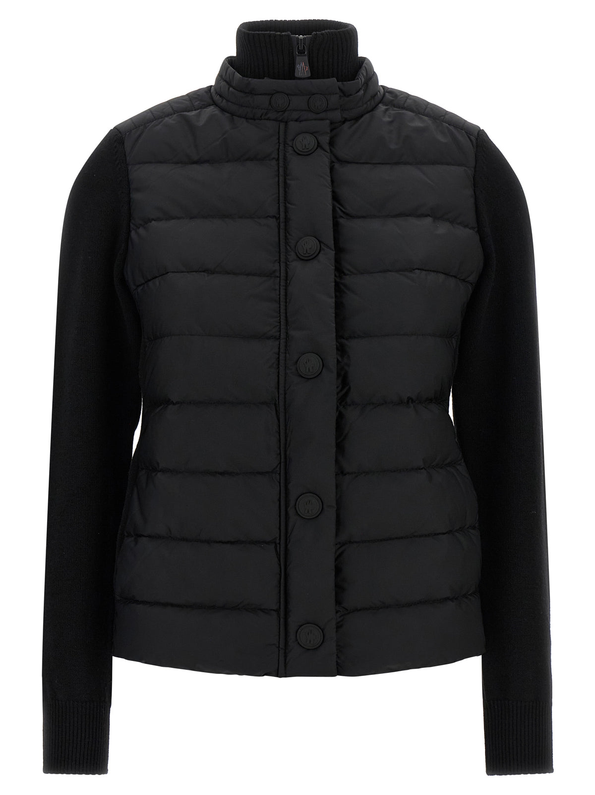 Moncler Grenoble Black Polyamide Cardigan