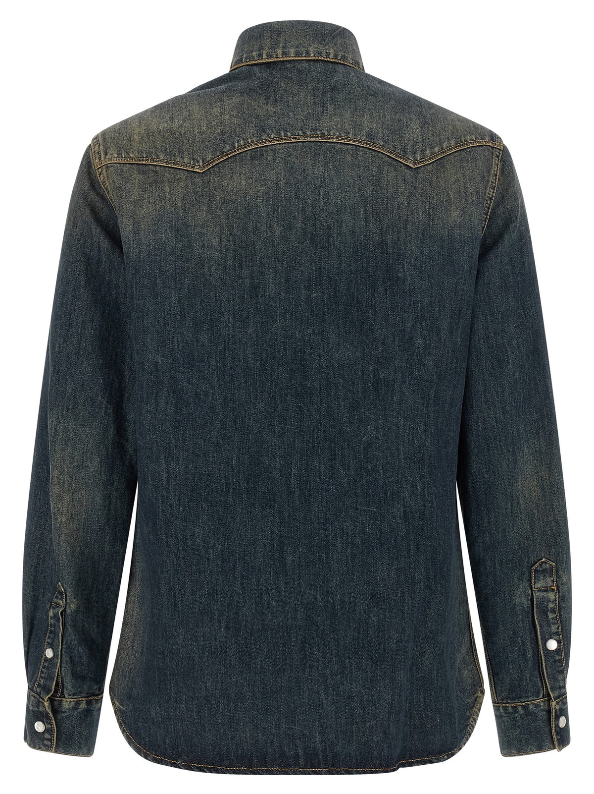 Fendi Blue Cotton Blouse